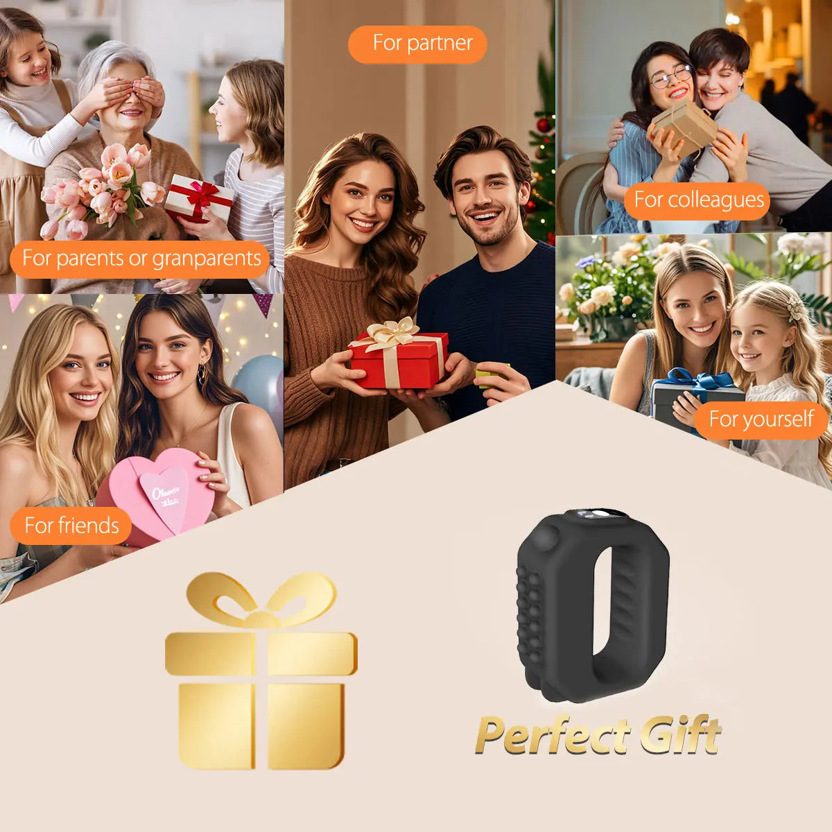 2026 New Fascia Ring R10 Mini Muscle Recovery Fascia Device upgraded adjustable strap fits Up to 55in waist, Cordless Rechargeable, Designed for Waist & Back Muscle Recovery portable massager parents gift summervibes