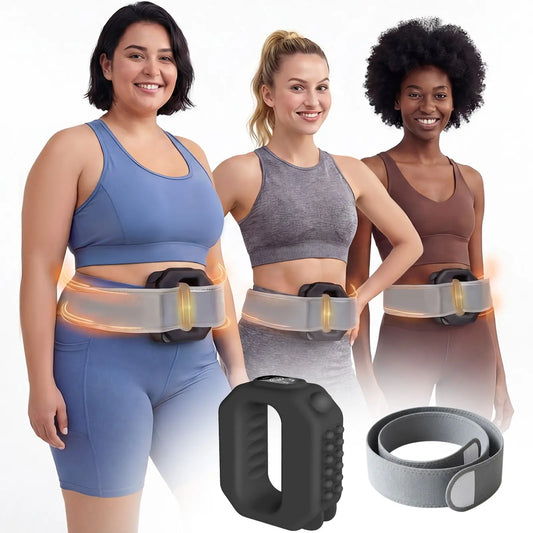 2026 New Fascia Ring R10 Mini Muscle Recovery Fascia Device upgraded adjustable strap fits Up to 55in waist, Cordless Rechargeable, Designed for Waist & Back Muscle Recovery portable massager parents gift summervibes