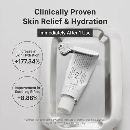 345 Relief Cream - Daily Face Moisturizer, Blemish Relief Care, Soothing Recovery